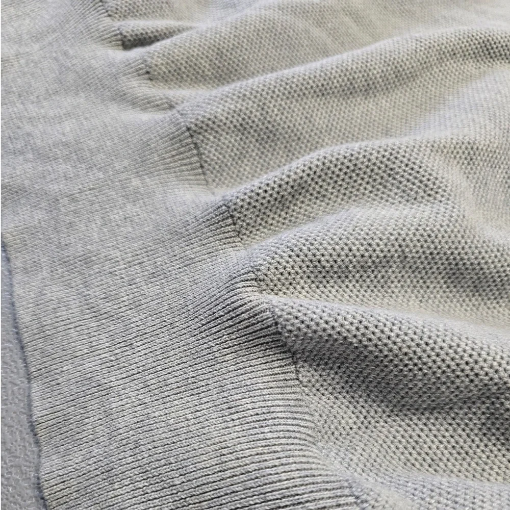Polo Ralph Lauren Quarter Zip Sweater 2XB Gray Pima Cotton NWT